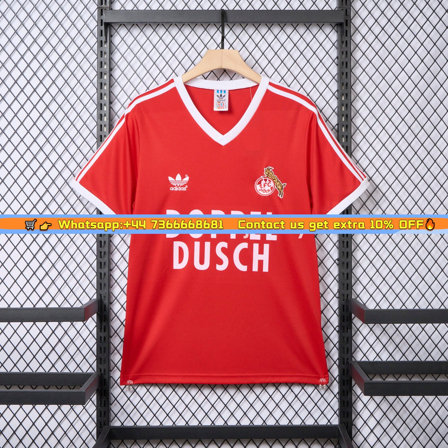 Retro 1. FC Köln 1983-84 Away Jersey