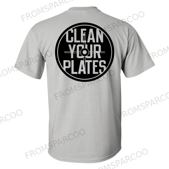Clean Your Plates Printed Men's T-shirt