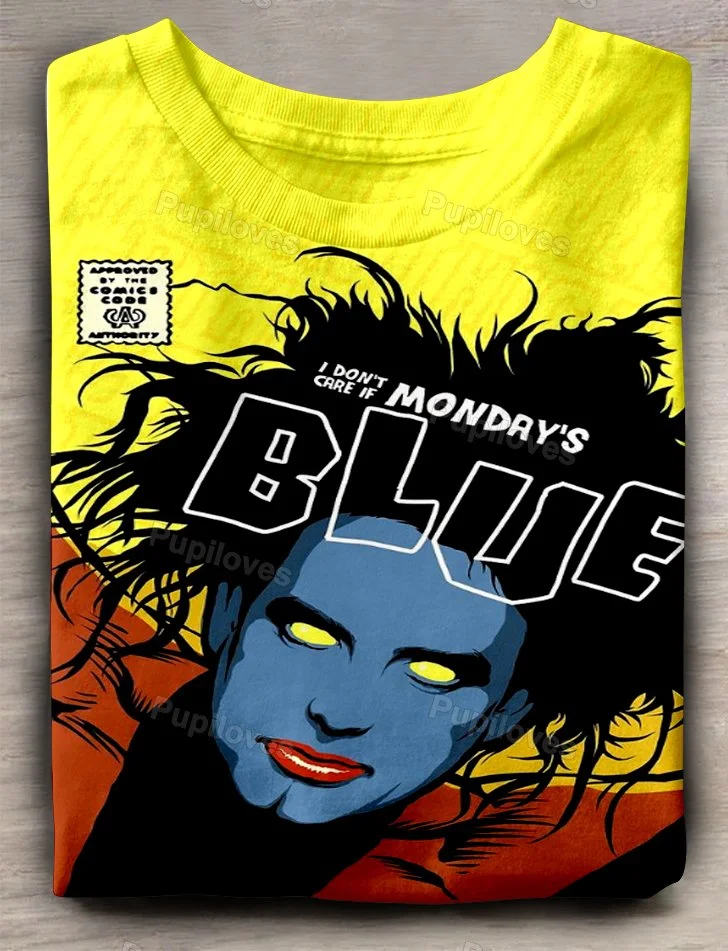 Pupiloves Pupiloves The Cure Band Art Print T-shirt