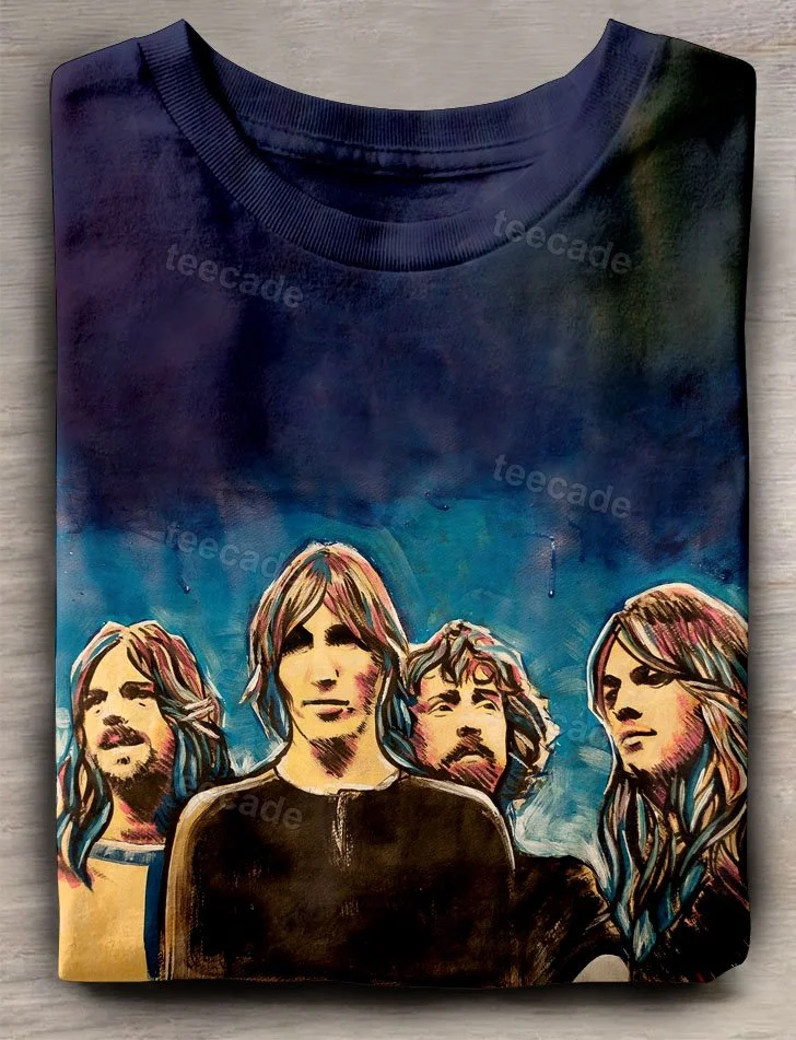 Teecade Teecade Pink Floyd Band Art Print T-shirt