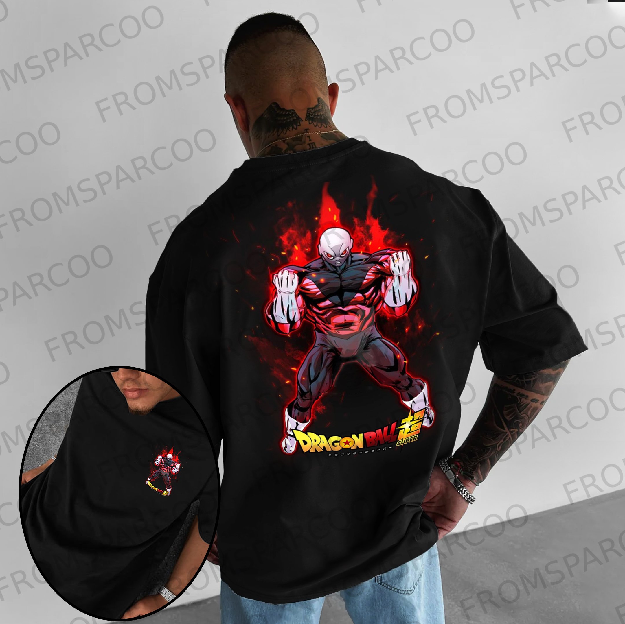 Unisex Anime Printed Casual T-shirt