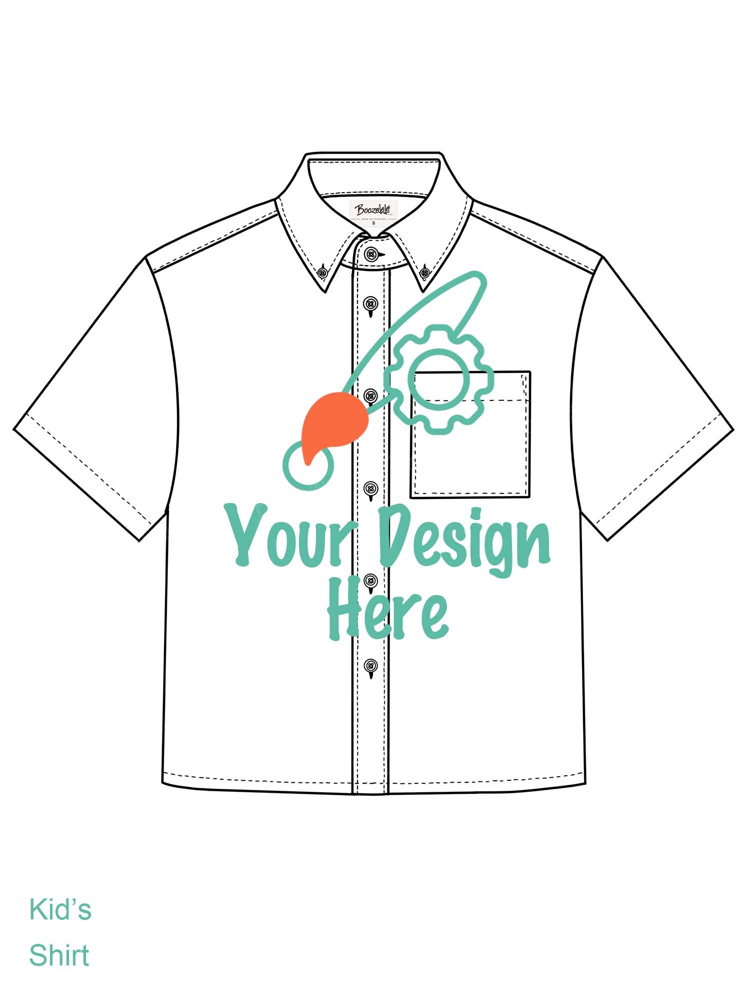 Customized Children's 100% Cotton Shirt