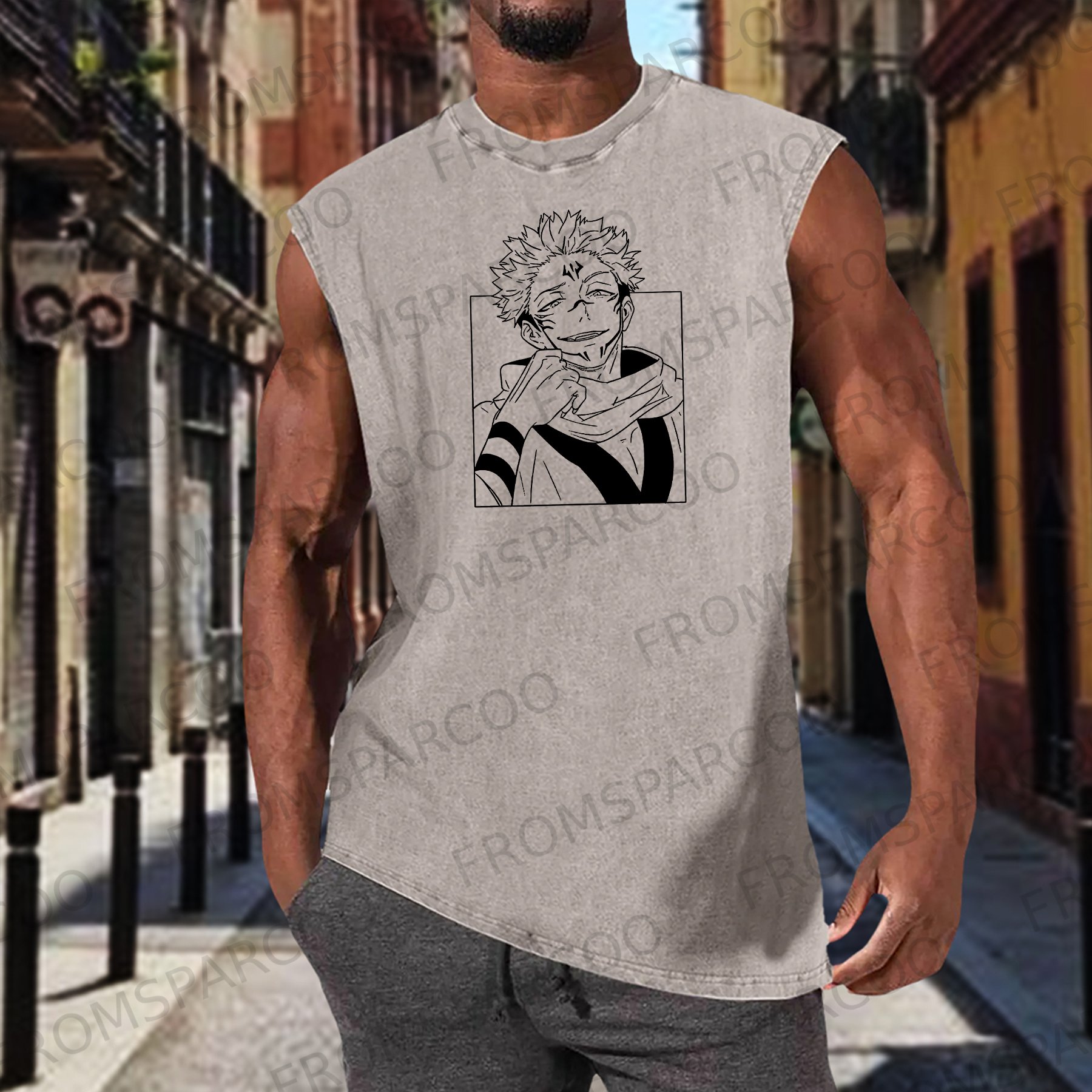 Casual Villain Vintage Batik Print T-shirt