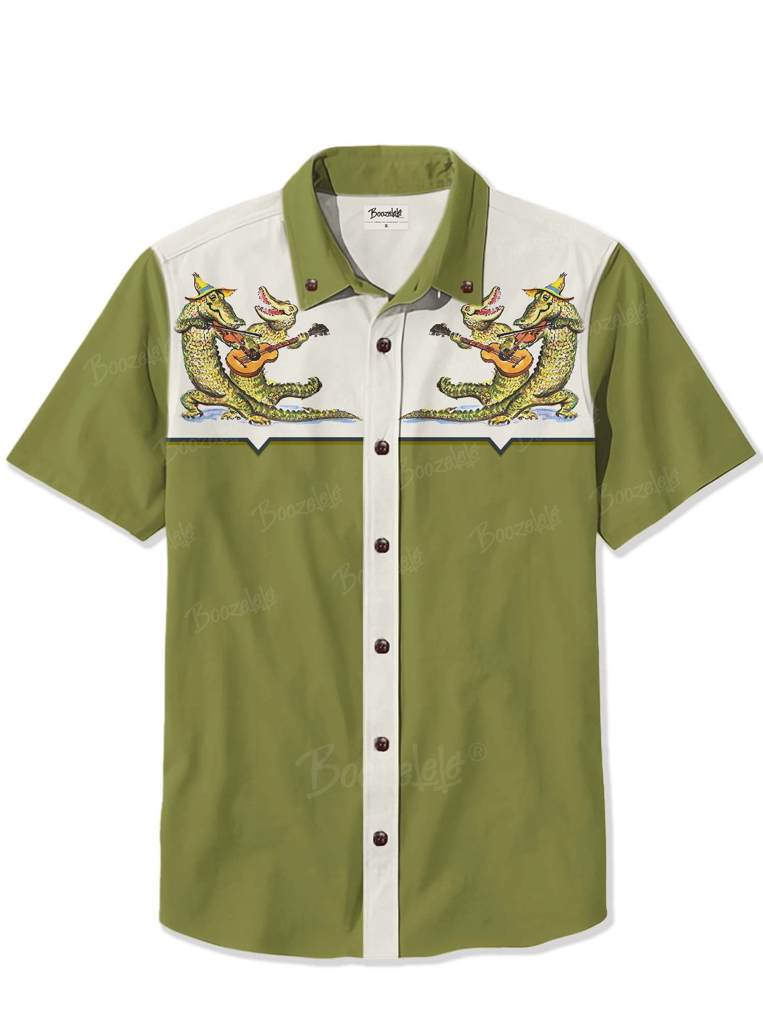 Music Crocodile - 100% Cotton Shirt