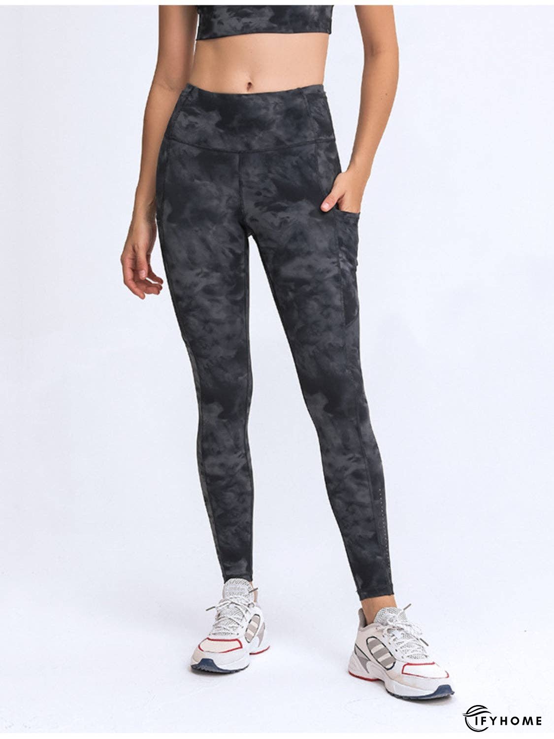 Wide Waistband Leggings with Pockets | IFYHOME