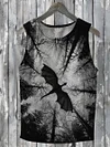 Unisex Flying Dragon Abstract Print Design T-Shirt