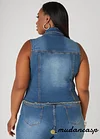 Crystal Denim Vest