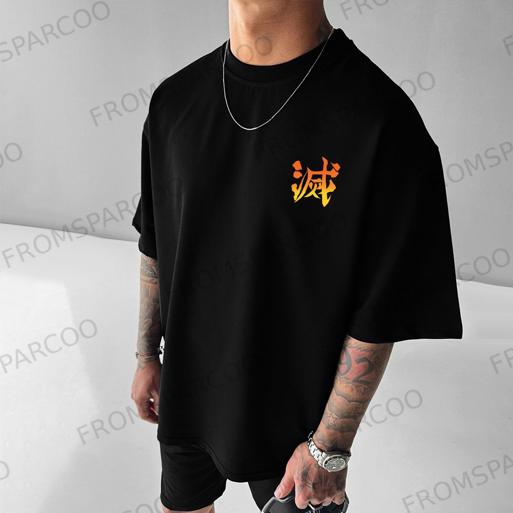 Unisex Casual Anime Agatsuma Zenitsu Printed T-Shirt