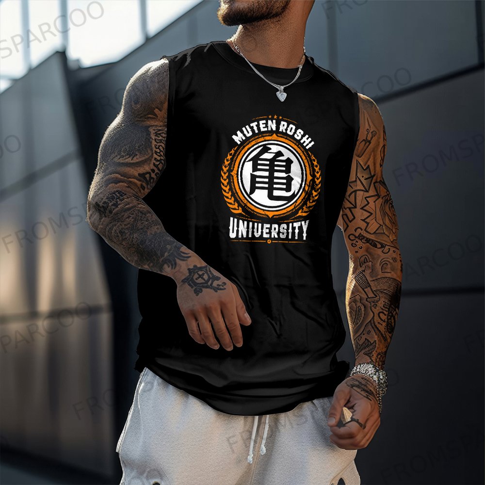 Unisex Retro Anime Tank Top