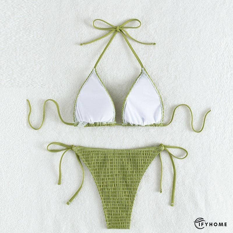 Triangle Cup Bikini With Halter Neck Strap | IFYHOME