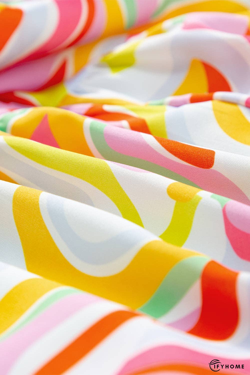 Printed Elastic Waist Skirt | IFYHOME