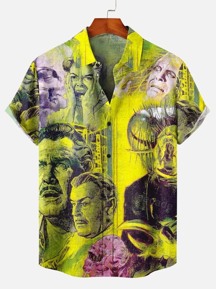 Teecade Teecade Halloween Movie Art Print Shirt