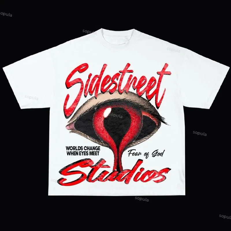 Sopula Vintage Fear Of God Graphic Cotton T-Shirt