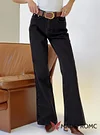 Maple Flare Jeans Washed Black