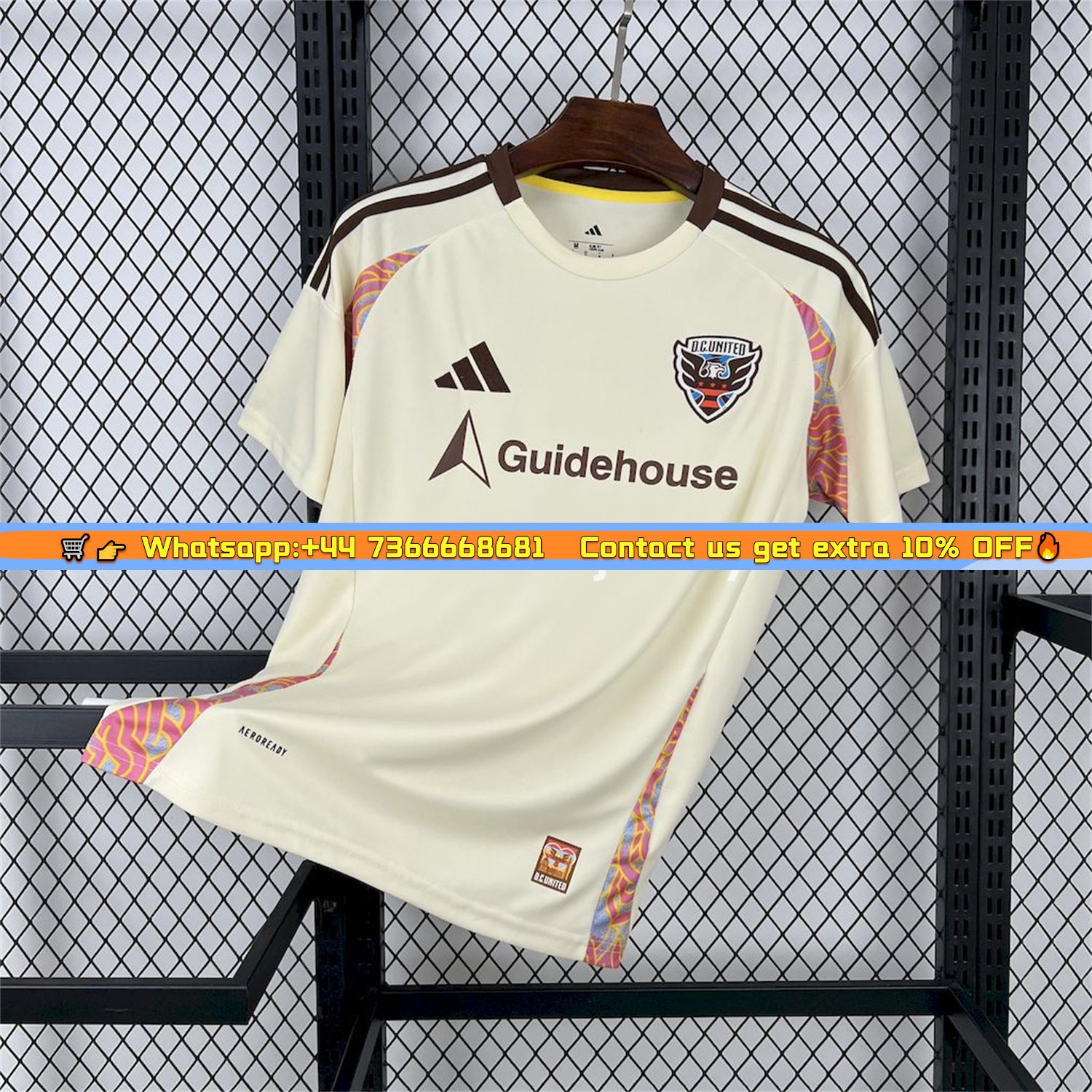 D.C. United 2025 Away Jersey - Fans Version