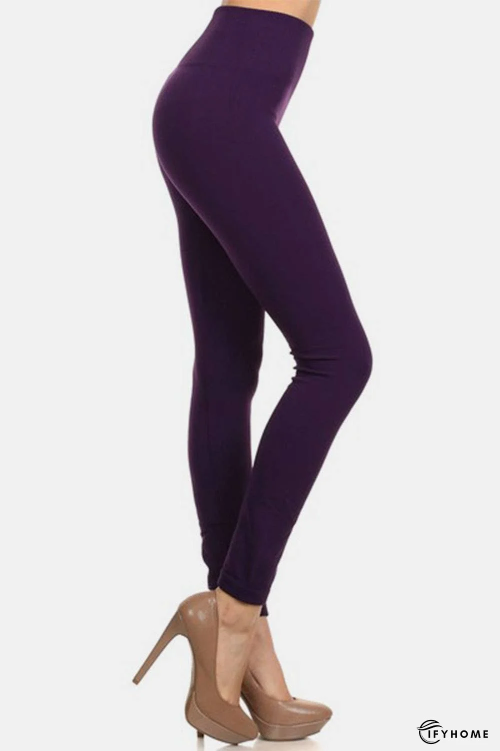 Yelete Seamless High Waist Fleece Leggings | IFYHOME