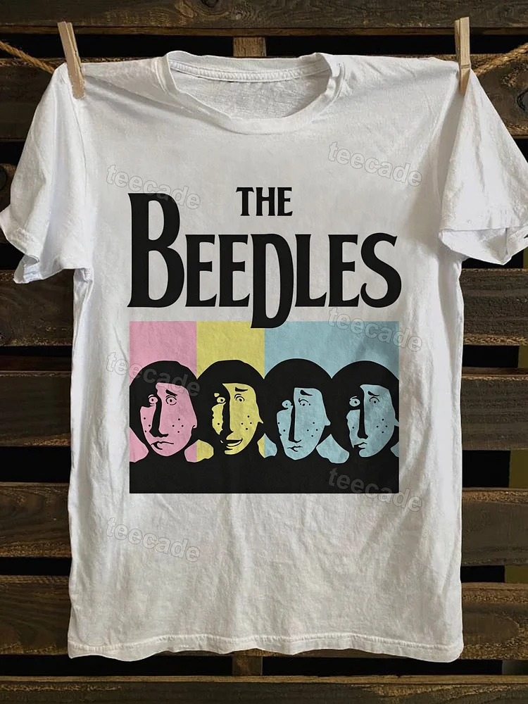 Teecade Teecade The Beedles of The Wild Beatles Band T-shirt