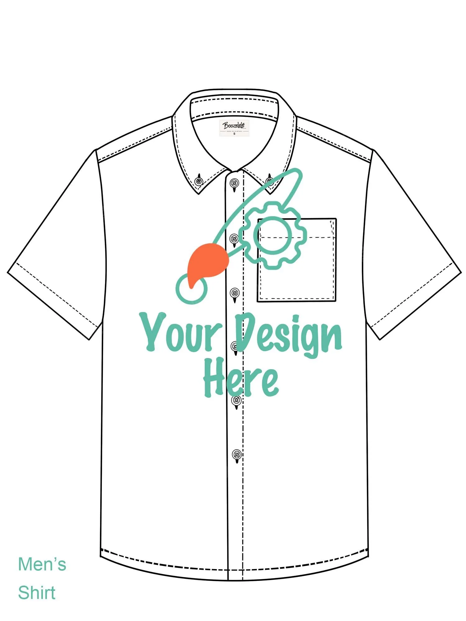 Customized Men&lsquo;s 100% Cotton Shirt
