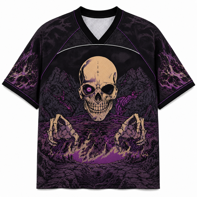 Street Ritual Skull Short Sleeve Jersey