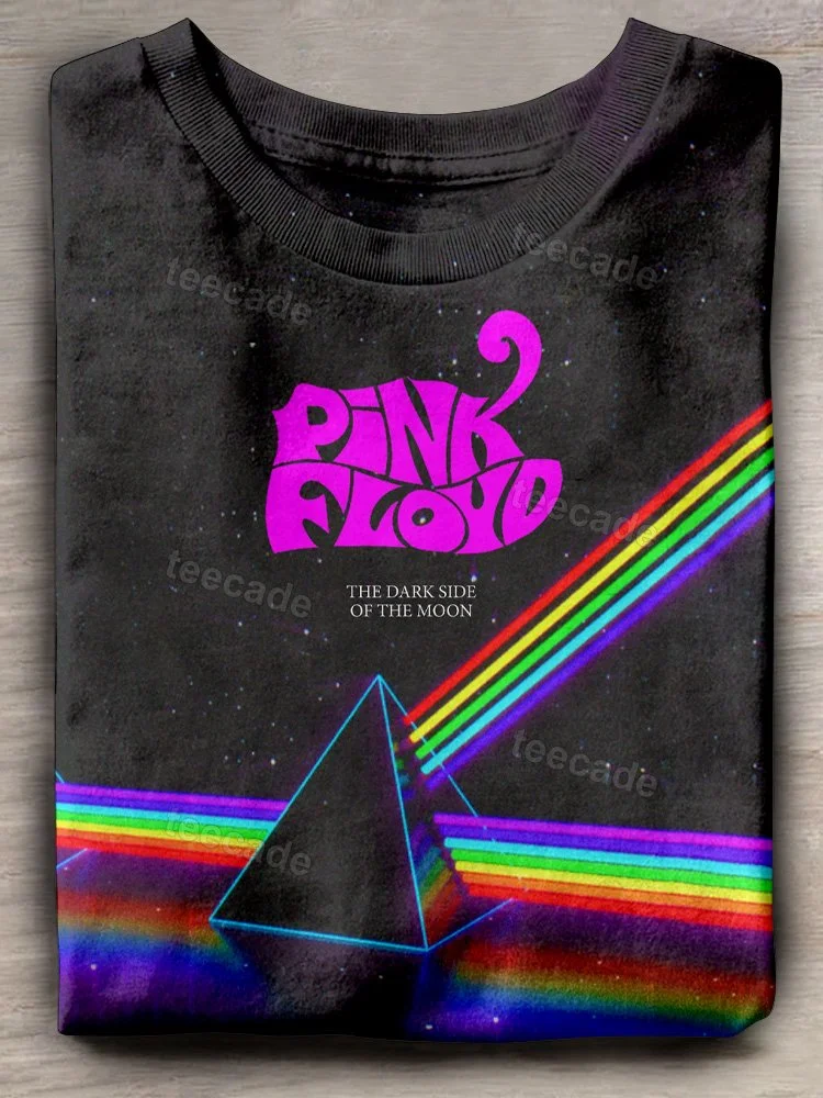 Teecade Teecade Pink Floyd Band-3  Art Print T-shirt