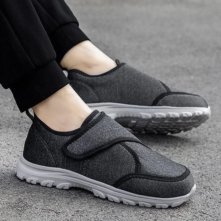 Wide Width Pain Relief Diabetic Shoes, Adjustable Closure Hands-Free  Stunahome.com