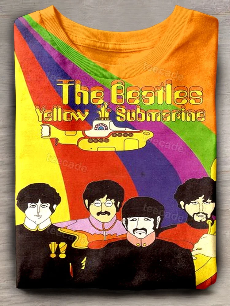 Teecade The Beatles Band Art Print T-shirt