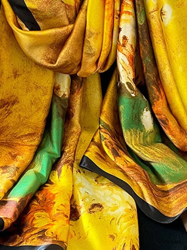 Flower Print Sun Protection Shawl&Scarf | IFYHOME