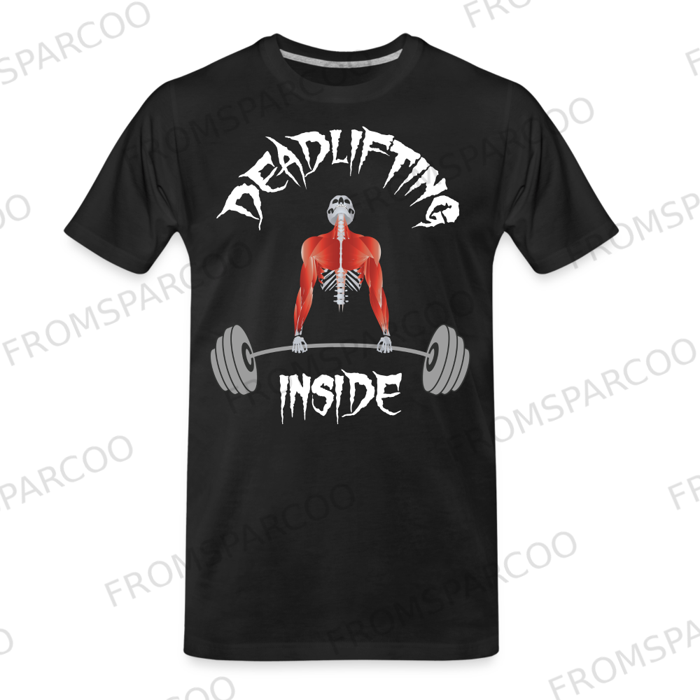 Men's Deadlifting Inside T-Shirt