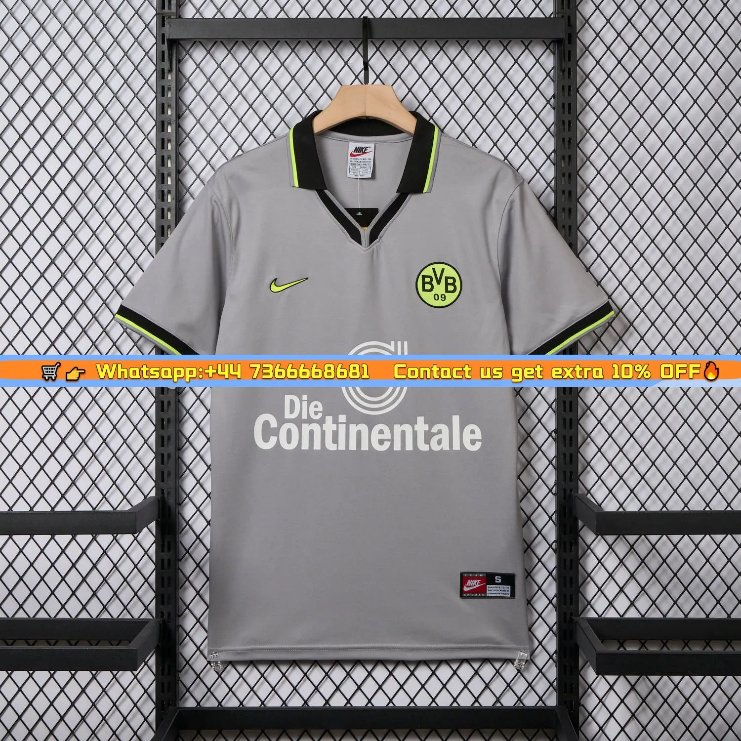 Retro Dortmund 1997-98 Away Jersey