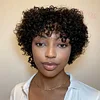 Lovely Glueless Short Afro Kinky Curly Wigs for Black Women