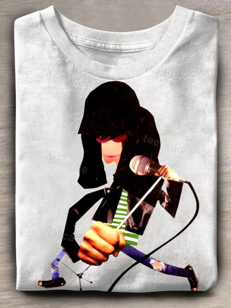 Teecade Teecade Johnny Ramone Singer T-shirt