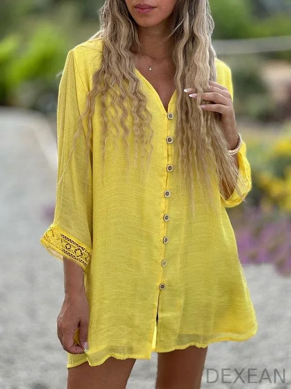 Casual Women's Vacation Loose Shirt
