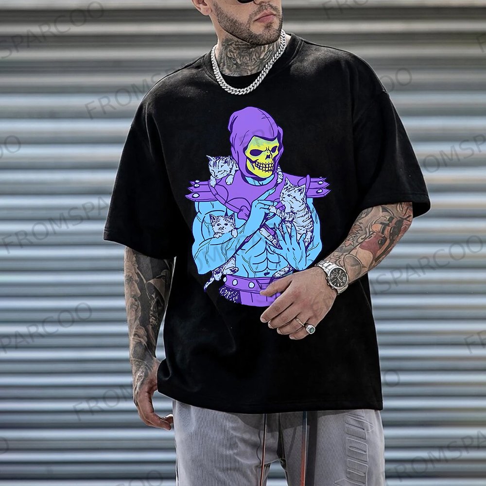 nisex Oversized Print T-Shirt