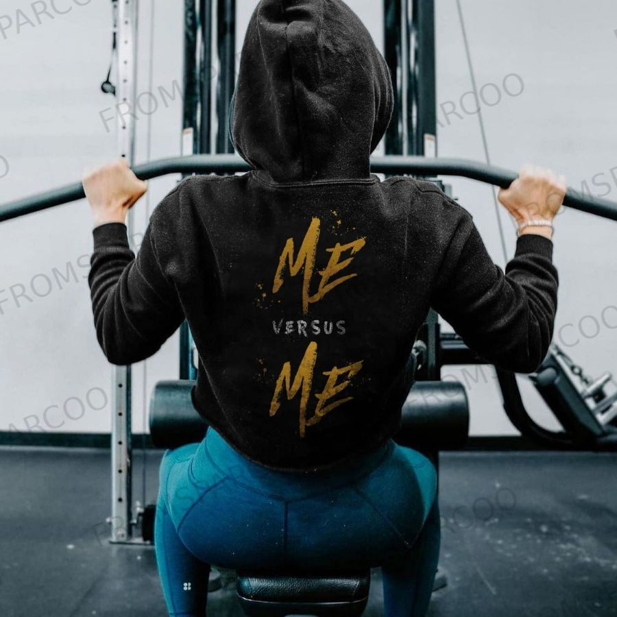 Me Versus Me Printed Women's Hoodie