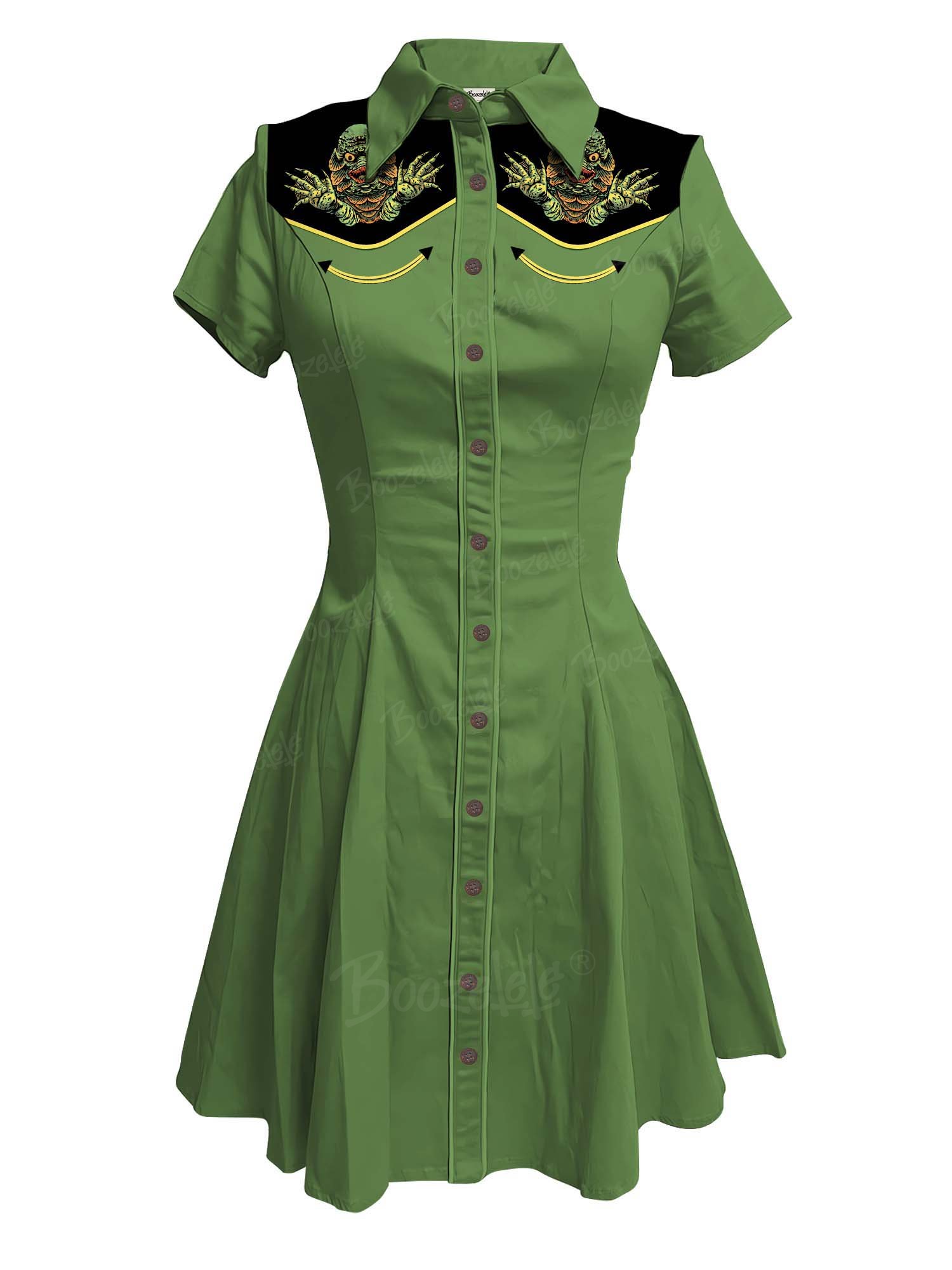 【Nyawart Design X Boozelele】Last Lagoon - 100% Cotton Dress