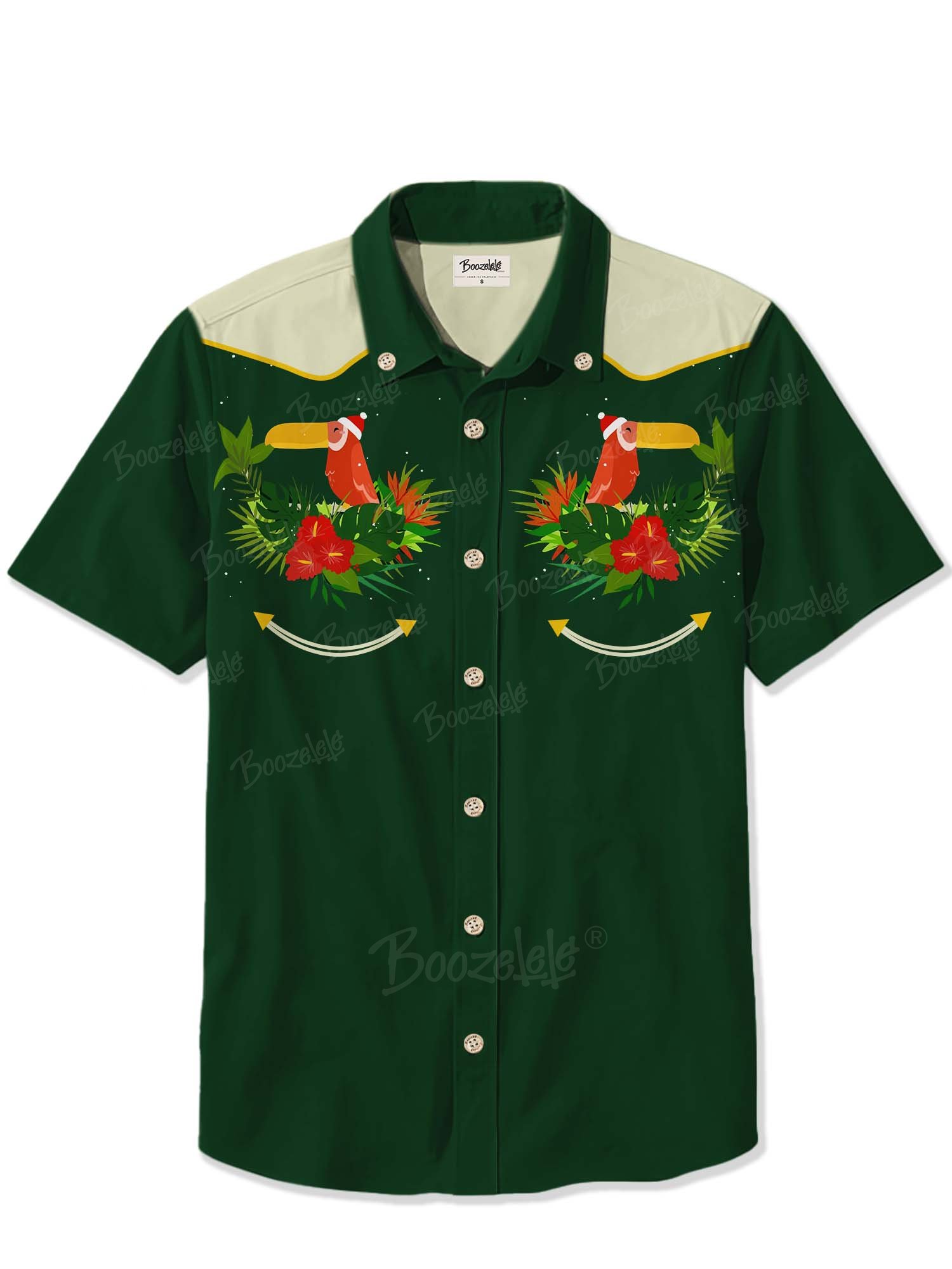 Christmas Hawaii Toucan - 100% Cotton Shirt