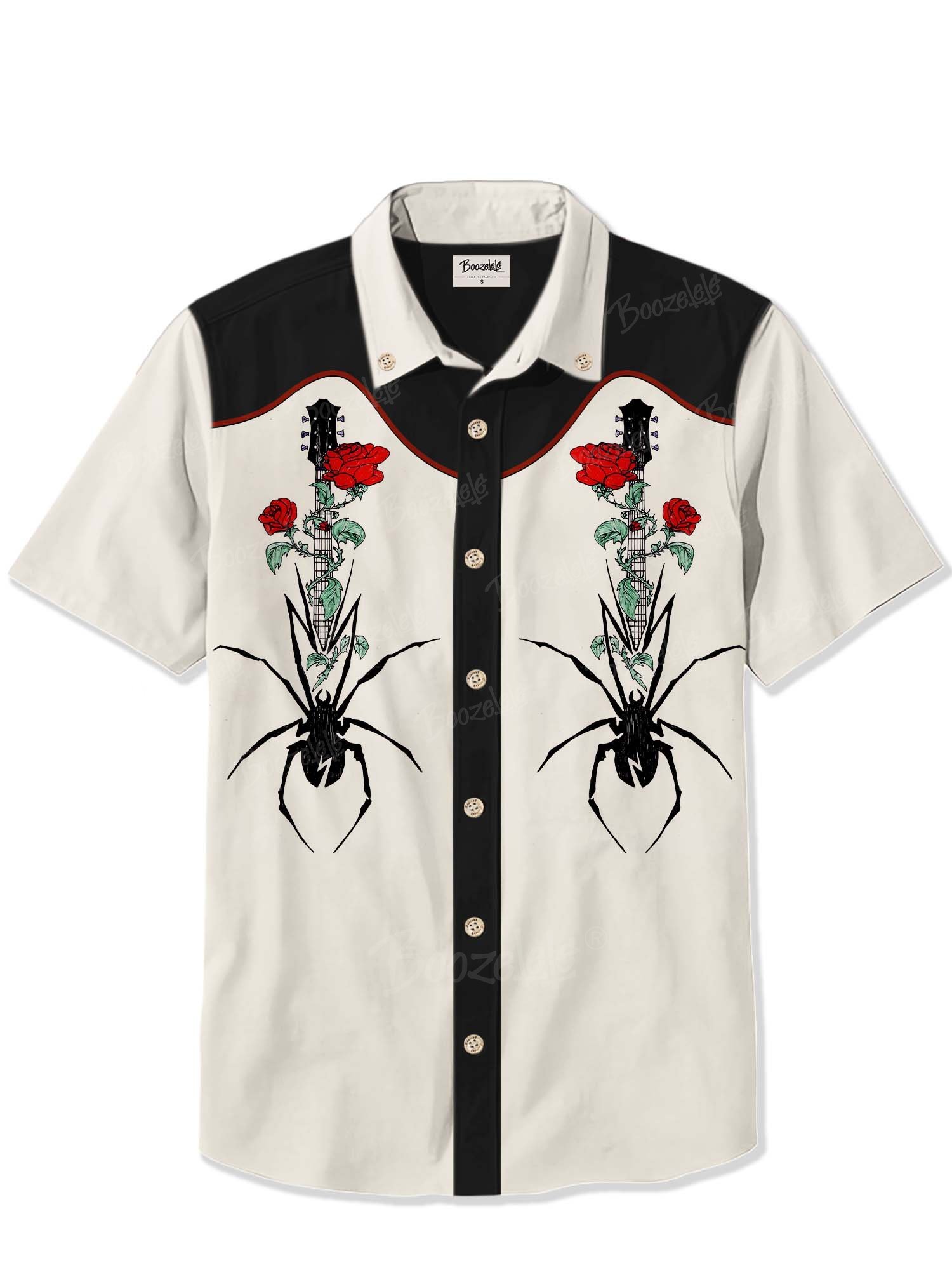 Spider Guitar - 100% Cotton Shirt