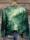 Landscaping Nature Art Print Casual Short Sleeve T-Shirt
