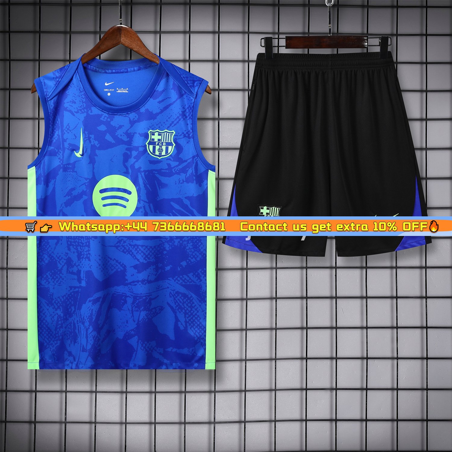B.A.R.S.A 25-26 Vest Training Set - Blue Camouflage