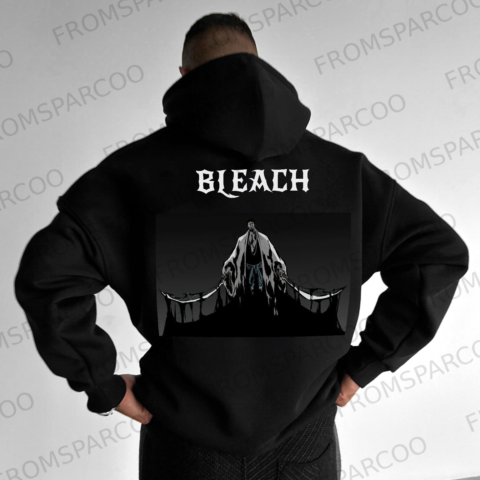 Shunsui Kyoraku Unisex Casual Anime Print Oversized Hoodie