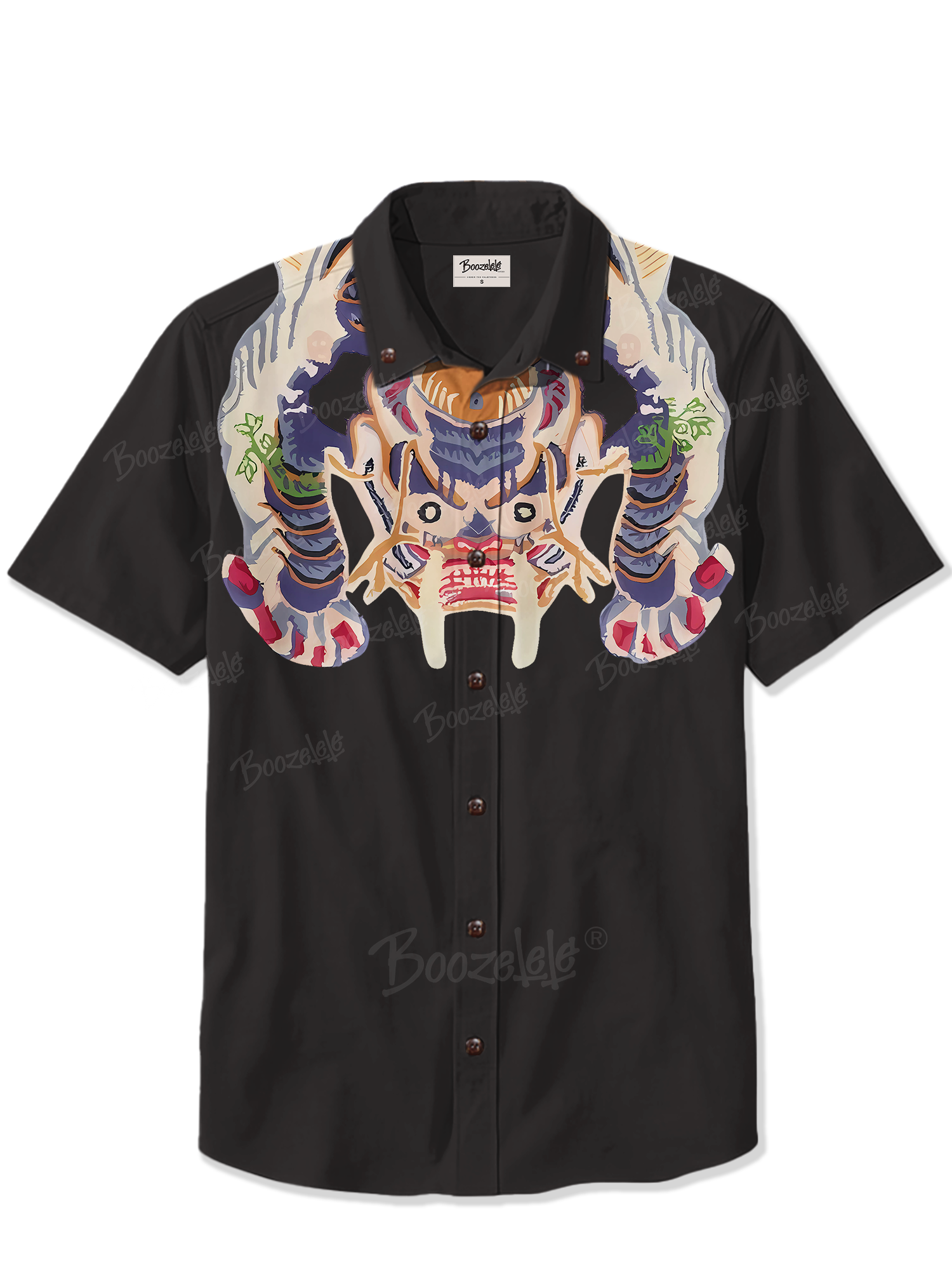 Mythical Beast On Shoulder Retro - 100% Cotton Shirt
