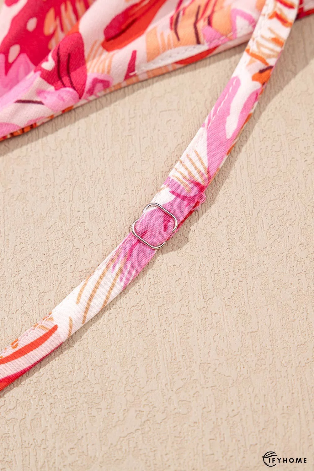 Floral Surplice Neck Shirred Waist Mini Dress | IFYHOME