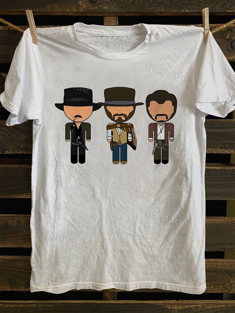 Teecade Teecade  The Good the Bad and the Blocky Movie T-shirt