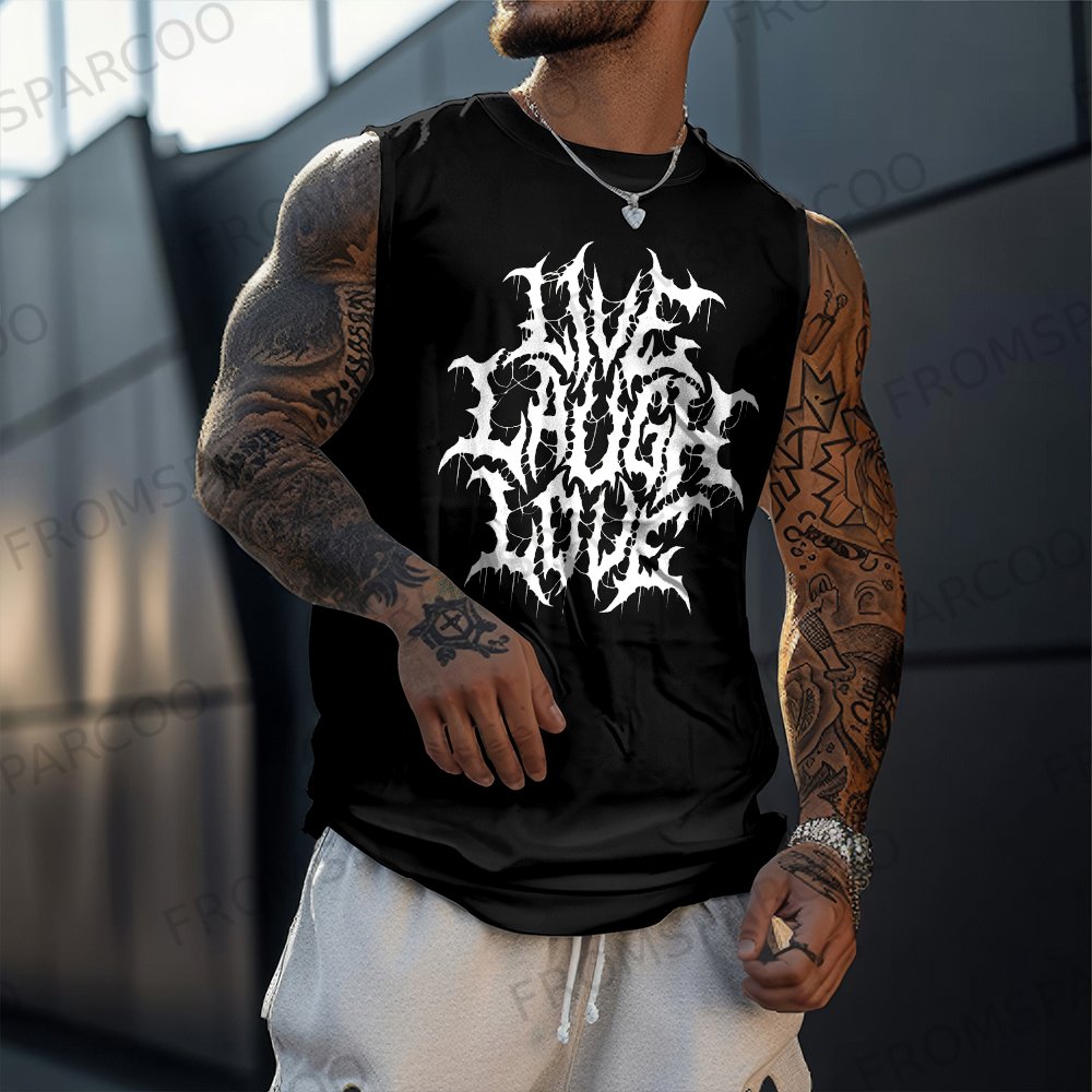 Live Laugh Love Unisex Casual Tank Top