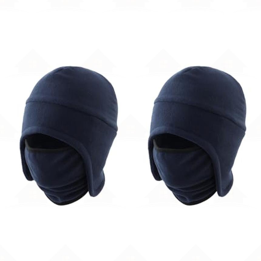Home Prefer Men&rsquo;s Warm 2 in 1 Hat Winter Fleece Earflap Skull Sports Beanie Ski Mask