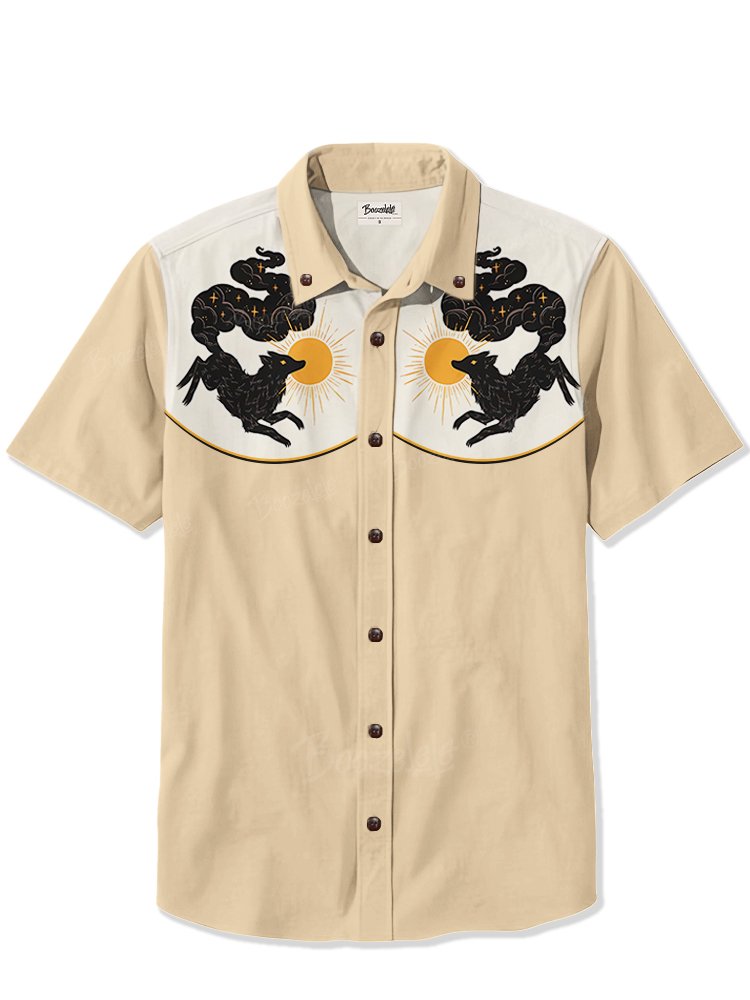 The wolf and the Sun - 100% Cotton Shirt