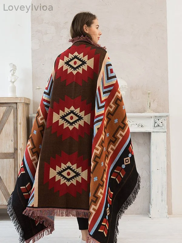 Western Aztec Print Blanket