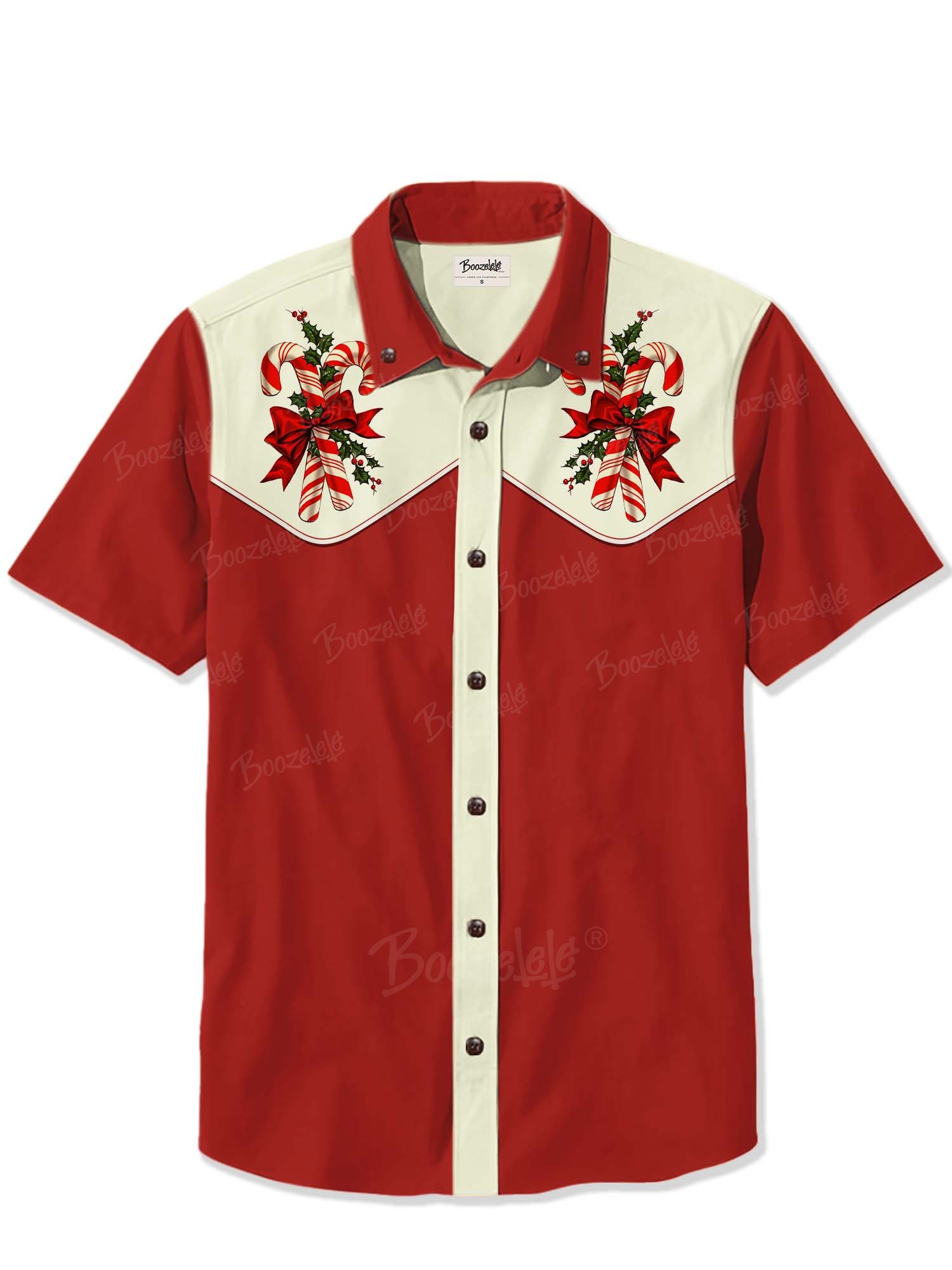 Christmas Candy Canes - 100% Cotton Shirt
