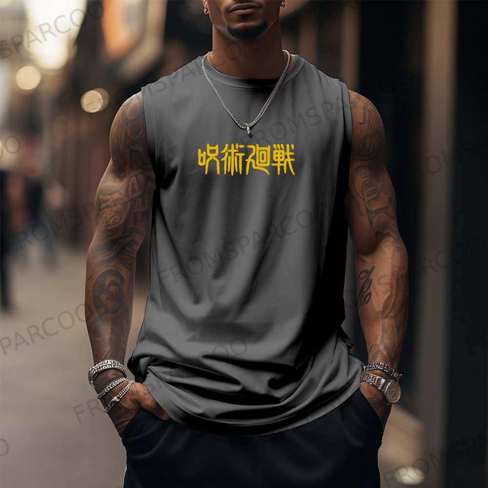 Casual Loose Anime Character Buddy Tank Top