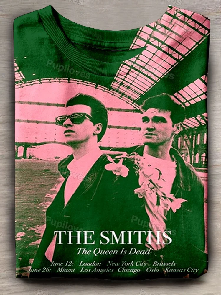 Pupiloves Pupiloves The Smiths Band The Queen Is Dead T-shirt